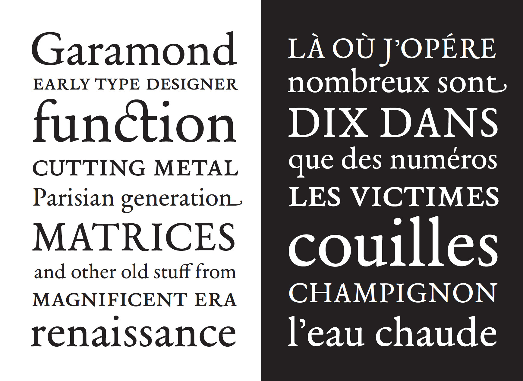 Serif Font Etienne Type Specimen